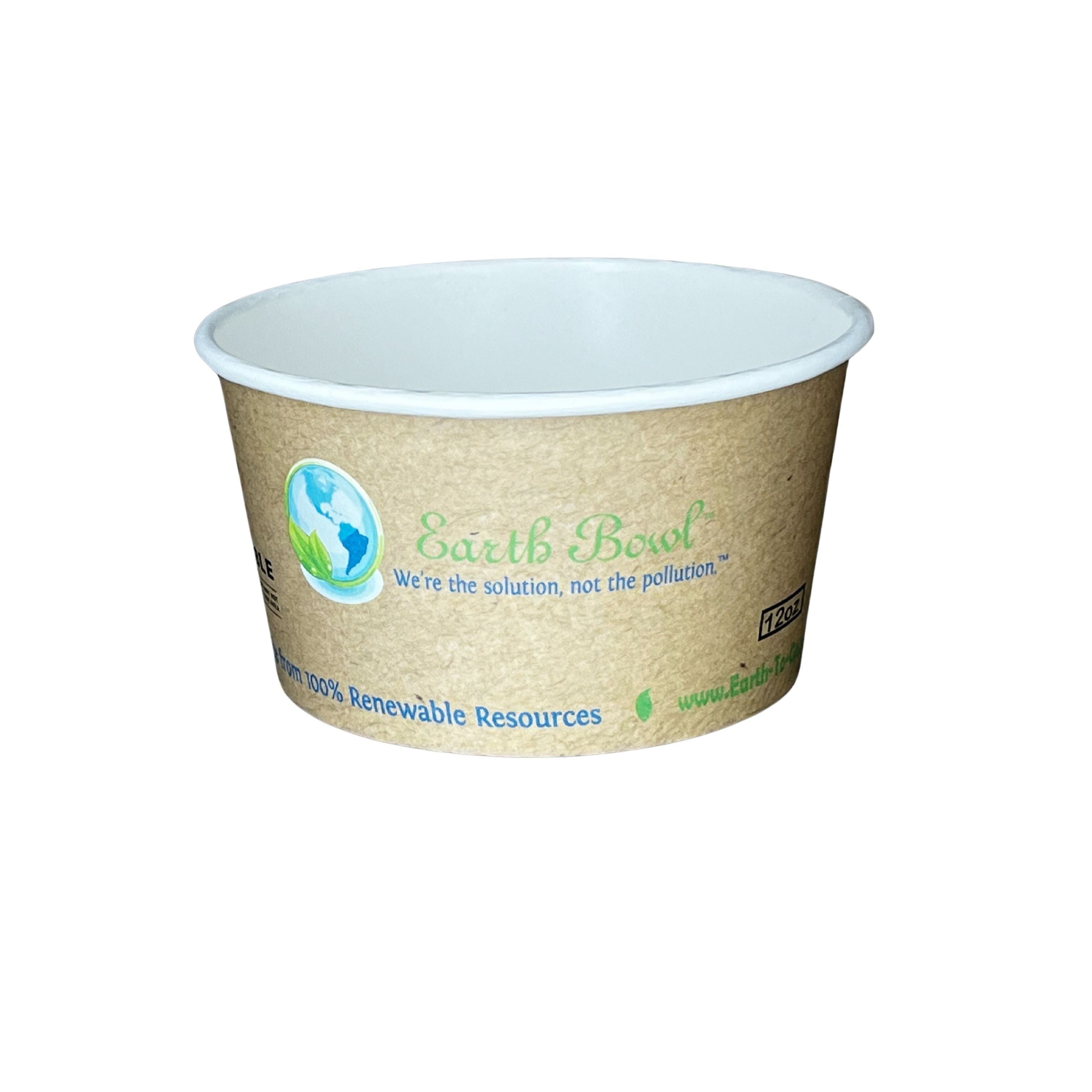 Earth Bowl® 12 oz Soup Container, Earth Tone, 500/case, Diameter 115mm