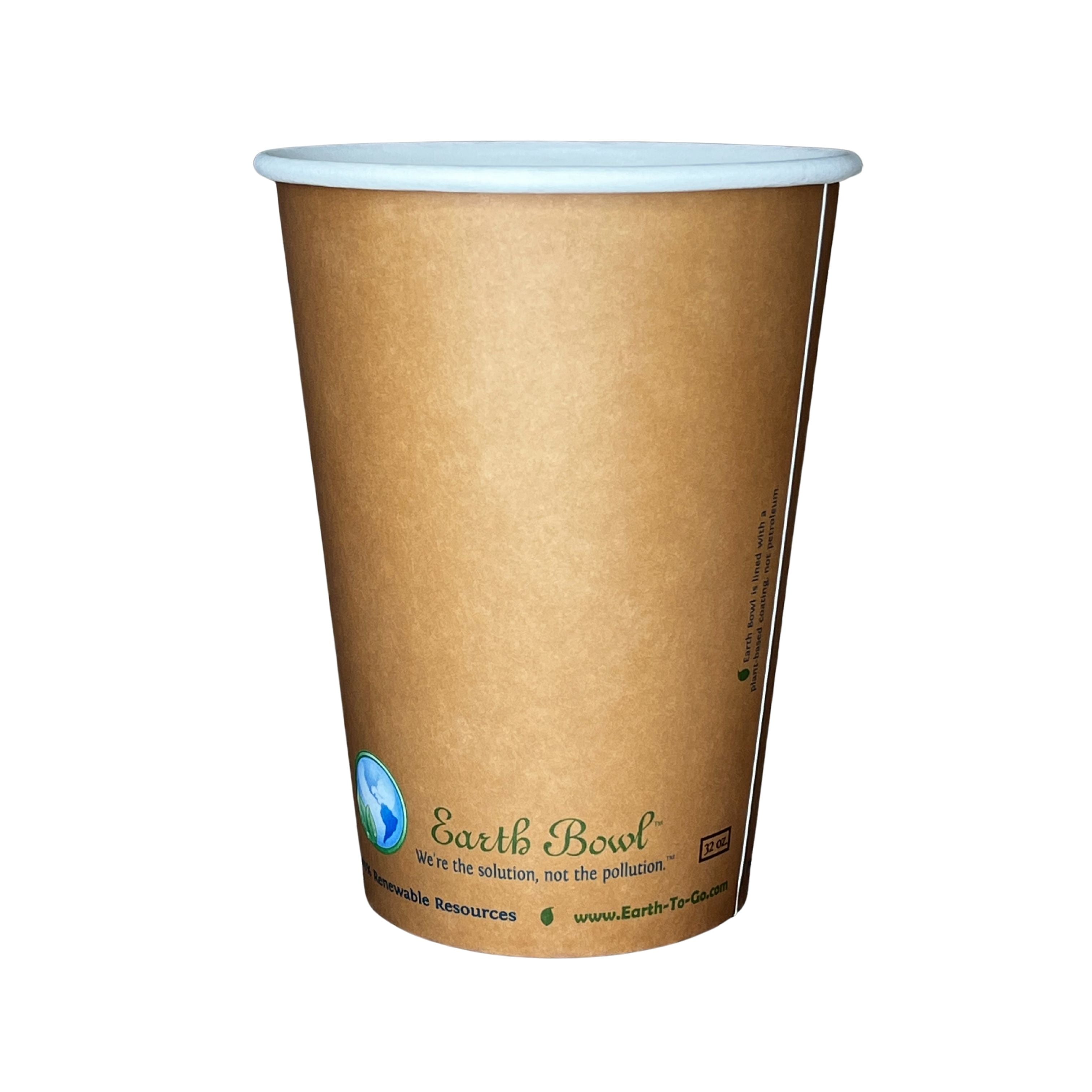 Earth Bowl® 32 oz Soup Container, Earth Tone, 500/case, Diameter 115mm