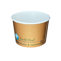 Earth Bowl® 8 oz Soup Container, Earth Tone, 1000/case, Diameter 90mm