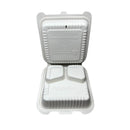 TaterWare® 8" 3 Compartment Clamshell with Vent 200/case