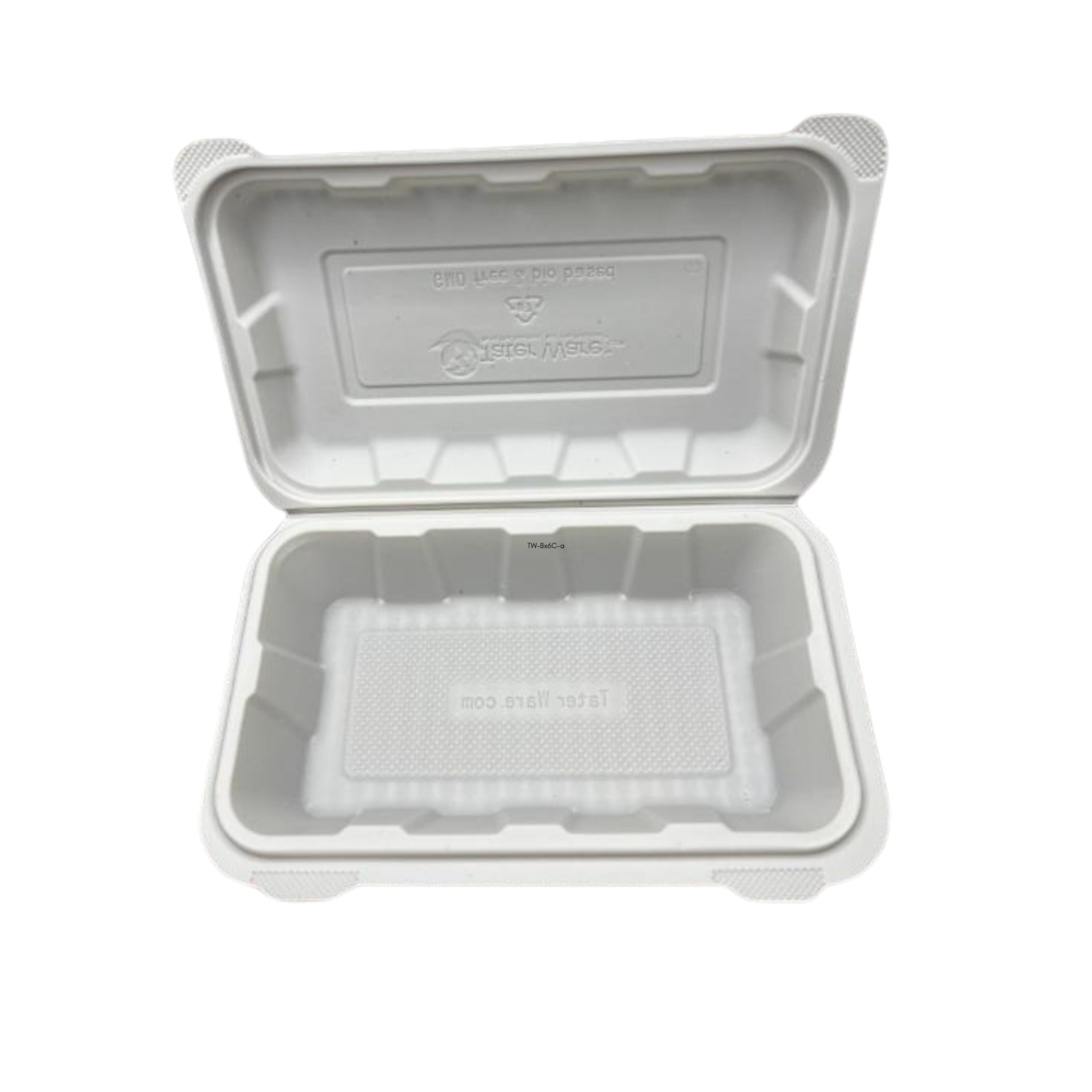 TaterWare® 8x6 Single Compartment Clamshell 200/case
