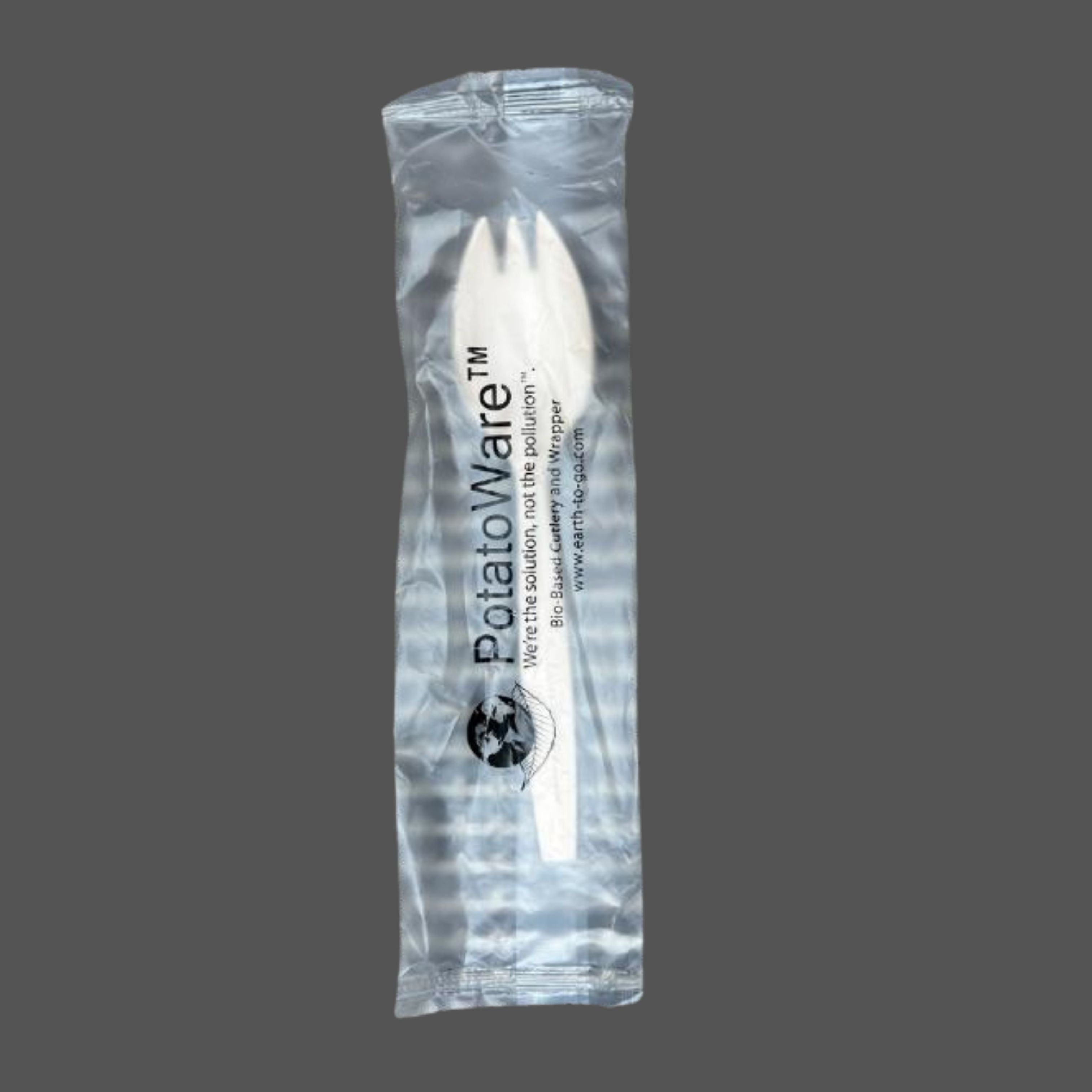 TaterWare® Individual Wrapped Spork 1000/case